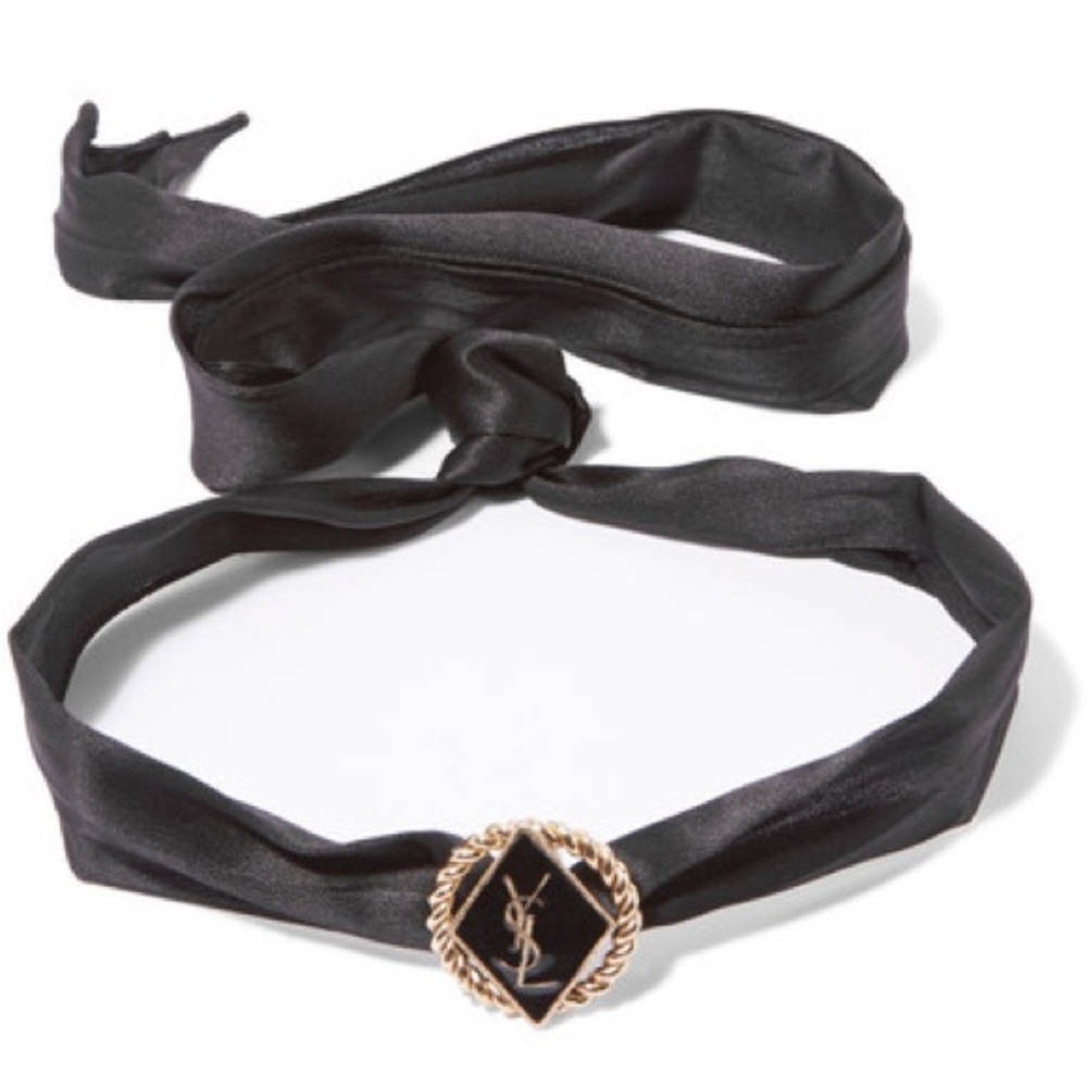 YSL Silk Choker